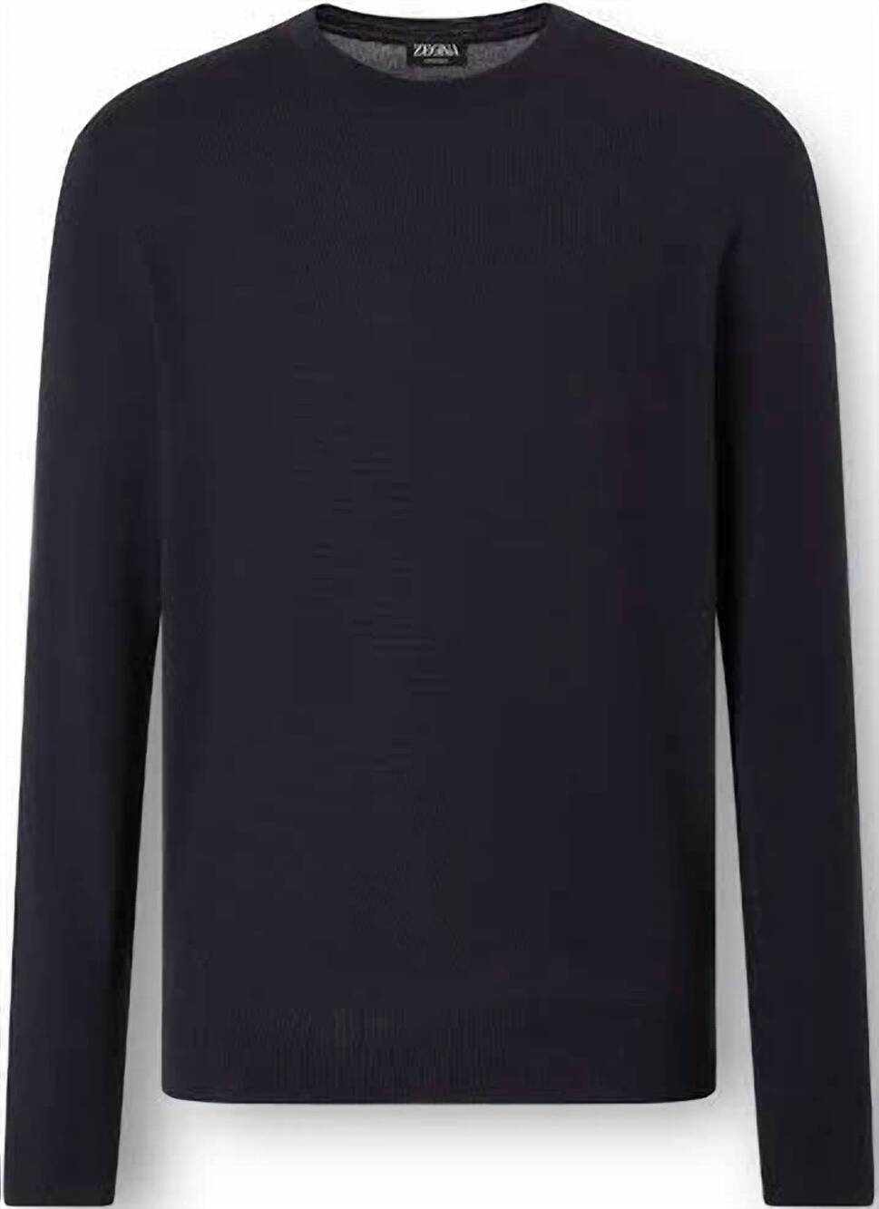 NEW ZEGNA men's high performance crew neck sweater in 110